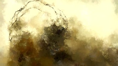 Tuval üzerinde etkileyici fırçalanmış resim. Soyut doku. 2D çizim. Geniş fırça darbeleri. Modern dijital sanat. Çağdaş fırça. Modern ifade. Popüler biçim boyanmış resim.