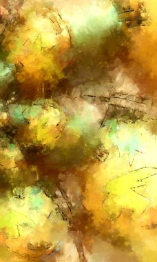 Tuval üzerinde etkileyici fırçalanmış resim. Soyut doku. 2D çizim. Geniş fırça darbeleri. Modern dijital sanat. Çağdaş fırça. Modern ifade. Popüler biçim boyanmış resim.