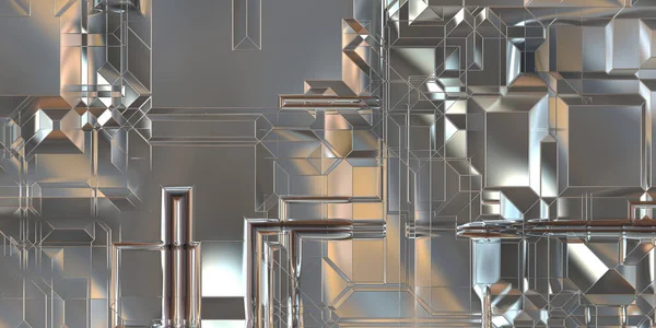 Glossy Satin Yta Teknik Mönster Metallic Panel Struktur Med Lyxig — Stockfoto