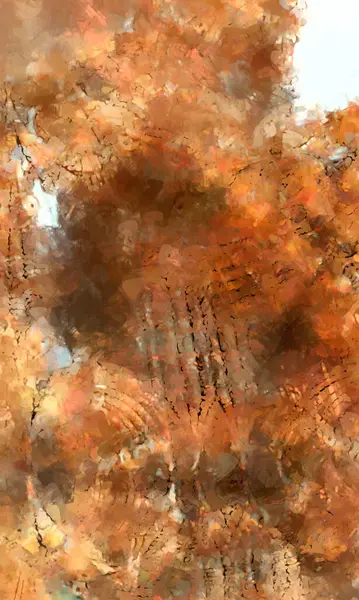 Ausdrucksstarke Pinselmalerei Auf Leinwand Abstrakte Textur Abbildung Breite Pinselstriche Moderne — Stockfoto