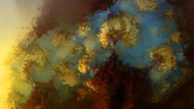 Tuval üzerinde etkileyici fırçalanmış resim. Soyut doku. 2D çizim. Geniş fırça darbeleri. Modern dijital sanat. Çağdaş fırça. Modern ifade. Popüler biçim boyanmış resim.