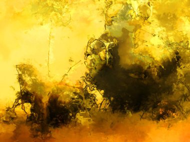 Tuval üzerinde etkileyici fırçalanmış resim. Soyut doku. 2D çizim. Geniş fırça darbeleri. Modern dijital sanat. Çağdaş fırça. Modern ifade. Popüler biçim boyanmış resim.