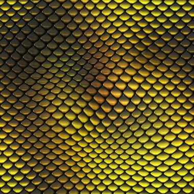 Kusursuz bir fantezi modeli. Sürüngen dokusu. Renkli ve canlı fayanslar. Egzotik fayanslı yüzey. Doğa baskısı.