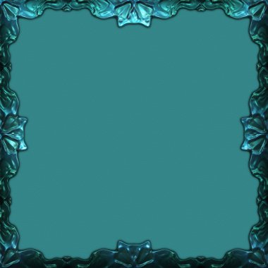 Çerçeve kağıdı. Kart, davetiye ya da albüm olarak harika bir kullanım. Fantezi 3D çizim arka planı. Zarif duvar kâğıdı. Metnin için şablon.