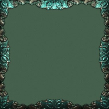 Çerçeve kağıdı. Kart, davetiye ya da albüm olarak harika bir kullanım. Fantezi 3D çizim arka planı. Zarif duvar kâğıdı. Metnin için şablon.