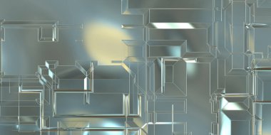 Parlak saten kaplama yüzey teknolojisi 3 boyutlu desen. Lüks yansımalı metal panel dokusu. Arkaplan, duvar kağıdı, uzay gemisi gövdesi için cilalanmış geometrik metal yansıtıcı fütüristik malzeme.