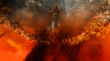 Tuval üzerinde etkileyici fırçalanmış resim. Soyut doku. 2D çizim. Geniş fırça darbeleri. Modern dijital sanat. Çağdaş fırça. Modern ifade. Popüler biçim boyanmış resim.