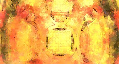 Tuval üzerinde etkileyici fırçalanmış resim. Soyut doku. 2D çizim. Geniş fırça darbeleri. Modern dijital sanat. Çağdaş fırça. Modern ifade. Popüler biçim boyanmış resim.