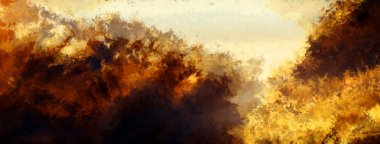 Tuval üzerinde etkileyici fırçalanmış resim. Soyut doku. 2D çizim. Geniş fırça darbeleri. Modern dijital sanat. Çağdaş fırça. Modern ifade. Popüler biçim boyanmış resim.