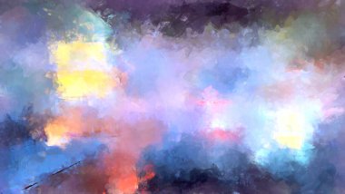 Tuval üzerinde etkileyici fırçalanmış resim. Soyut doku. 2D çizim. Geniş fırça darbeleri. Modern dijital sanat. Çağdaş fırça. Modern ifade. Popüler biçim boyanmış resim.