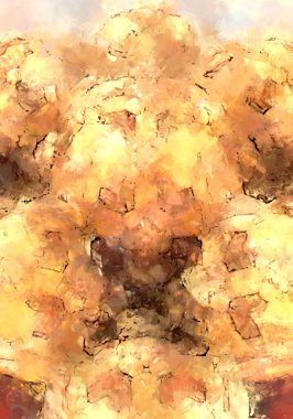 Tuval üzerinde etkileyici fırçalanmış resim. Soyut doku. 2D çizim. Geniş fırça darbeleri. Modern dijital sanat. Çağdaş fırça. Modern ifade. Popüler biçim boyanmış resim.