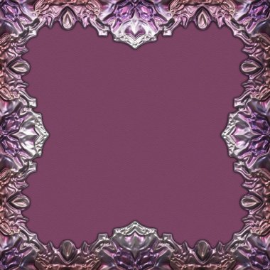 Çerçeve kağıdı. Kart, davetiye ya da albüm olarak harika bir kullanım. Fantezi 3D çizim arka planı. Zarif duvar kâğıdı. Metnin için şablon.