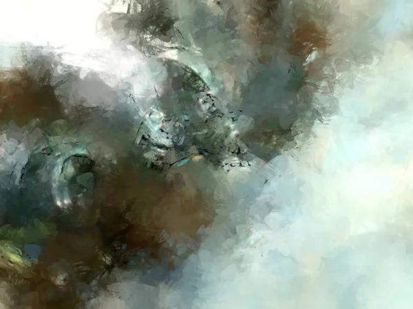 Tuval üzerinde etkileyici fırçalanmış resim. Soyut doku. 2D çizim. Geniş fırça darbeleri. Modern dijital sanat. Çağdaş fırça. Modern ifade. Popüler biçim boyanmış resim.