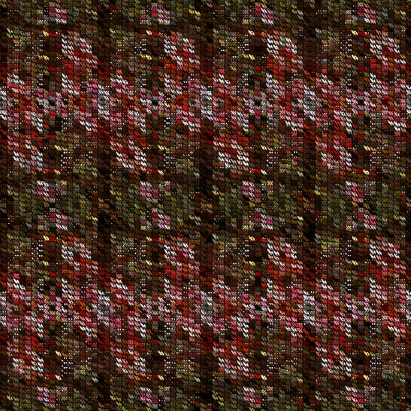 シームレスなカラフルなニット生地のテクスチャ ニットパターンの背景 — ストック写真