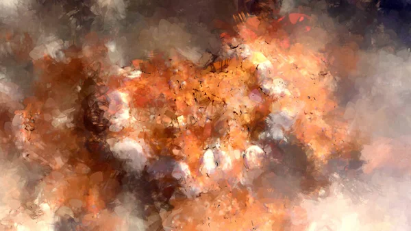 Tuval üzerinde etkileyici fırçalanmış resim. Soyut doku. 2D çizim. Geniş fırça darbeleri. Modern dijital sanat. Çağdaş fırça. Modern ifade. Popüler biçim boyanmış resim.