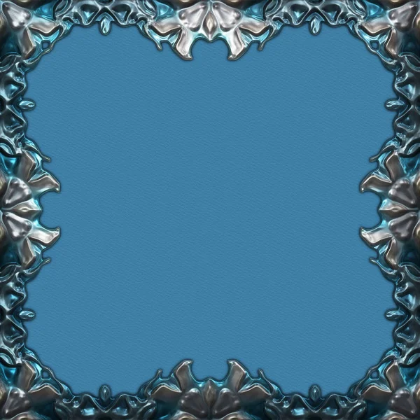 Çerçeve kağıdı. Kart, davetiye ya da albüm olarak harika bir kullanım. Fantezi 3D çizim arka planı. Zarif duvar kâğıdı. Metnin için şablon.
