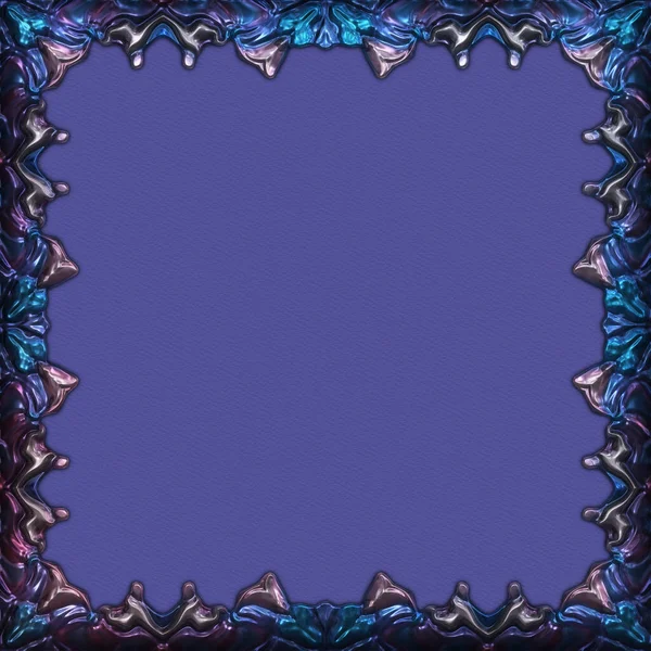 Çerçeve kağıdı. Kart, davetiye ya da albüm olarak harika bir kullanım. Fantezi 3D çizim arka planı. Zarif duvar kâğıdı. Metnin için şablon.