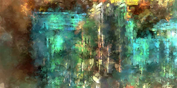 Tuval üzerinde etkileyici fırçalanmış resim. Soyut doku. 2D çizim. Geniş fırça darbeleri. Modern dijital sanat. Çağdaş fırça. Modern ifade. Popüler biçim boyanmış resim.