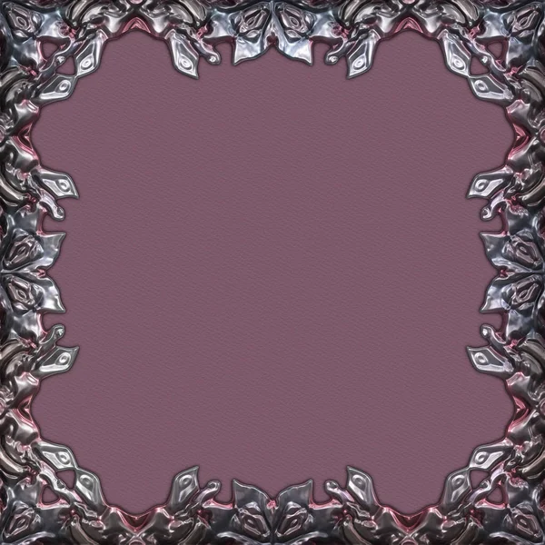 Çerçeve kağıdı. Kart, davetiye ya da albüm olarak harika bir kullanım. Fantezi 3D çizim arka planı. Zarif duvar kâğıdı. Metnin için şablon.