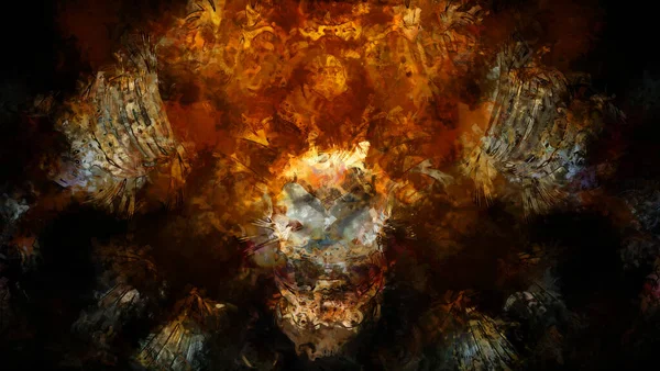 Tuval üzerinde etkileyici fırçalanmış resim. Soyut doku. 2D çizim. Geniş fırça darbeleri. Modern dijital sanat. Çağdaş fırça. Modern ifade. Popüler biçim boyanmış resim.