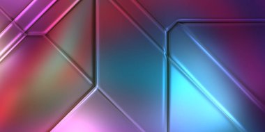 Üç boyutlu metalik panel dokusu. Renkli, parlak, soyut duvar kağıdı. Geometrik teknolojik parlak yansıtıcı arkaplan.