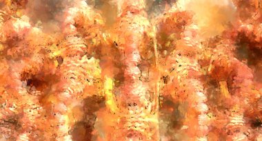 Tuval üzerinde etkileyici fırçalanmış resim. Soyut doku. 2D çizim. Geniş fırça darbeleri. Modern dijital sanat. Çağdaş fırça. Modern ifade. Popüler biçim boyanmış resim.