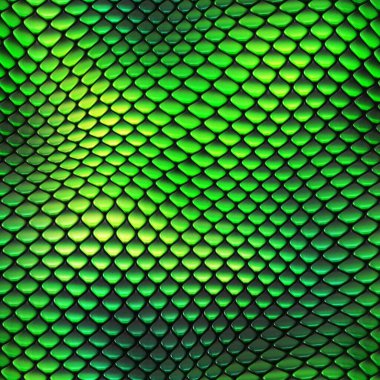 Kusursuz bir fantezi modeli. Sürüngen dokusu. Renkli ve canlı fayanslar. Egzotik fayanslı yüzey. Doğa baskısı.