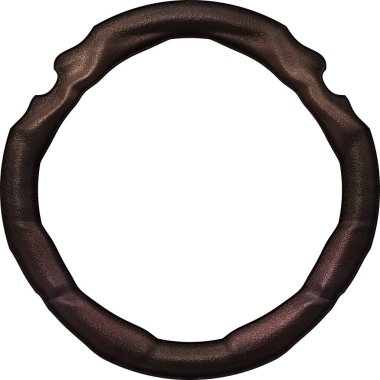 Üç boyutlu metalik illüstrasyon. Beyaz arka planda izole edilmiş fantezi çerçevesi. Davetiyeler, posterler, menü, hatıra defteri ve sunum için mükemmel. Metnin için şablon.