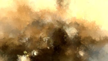 Tuval üzerinde etkileyici fırçalanmış resim. Soyut doku. 2D çizim. Geniş fırça darbeleri. Modern dijital sanat. Çağdaş fırça. Modern ifade. Popüler biçim boyanmış resim.