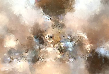 Tuval üzerinde etkileyici fırçalanmış resim. Soyut doku. 2D çizim. Geniş fırça darbeleri. Modern dijital sanat. Çağdaş fırça. Modern ifade. Popüler biçim boyanmış resim.