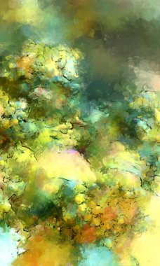 Tuval üzerinde etkileyici fırçalanmış resim. Soyut doku. 2D çizim. Geniş fırça darbeleri. Modern dijital sanat. Çağdaş fırça. Modern ifade. Popüler biçim boyanmış resim.