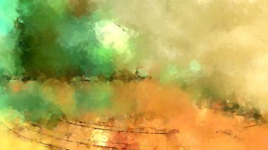 Tuval üzerinde etkileyici fırçalanmış resim. Soyut doku. 2D çizim. Geniş fırça darbeleri. Modern dijital sanat. Çağdaş fırça. Modern ifade. Popüler biçim boyanmış resim.