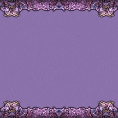 Çerçeve kağıdı. Kart, davetiye ya da albüm olarak harika bir kullanım. Fantezi 3D çizim arka planı. Zarif duvar kâğıdı. Metnin için şablon.