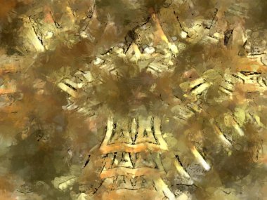 Tuval üzerinde etkileyici fırçalanmış resim. Soyut doku. 2D çizim. Geniş fırça darbeleri. Modern dijital sanat. Çağdaş fırça. Modern ifade. Popüler biçim boyanmış resim.