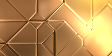 Üç boyutlu metalik panel dokusu. Renkli, parlak, soyut duvar kağıdı. Geometrik teknolojik parlak yansıtıcı arkaplan.