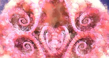 Tuval üzerinde etkileyici fırçalanmış resim. Soyut doku. 2D çizim. Geniş fırça darbeleri. Modern dijital sanat. Çağdaş fırça. Modern ifade. Popüler biçim boyanmış resim.