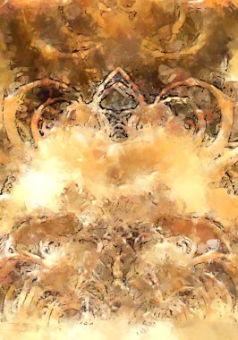 Tuval üzerinde etkileyici fırçalanmış resim. Soyut doku. 2D çizim. Geniş fırça darbeleri. Modern dijital sanat. Çağdaş fırça. Modern ifade. Popüler biçim boyanmış resim.