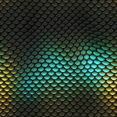 Kusursuz bir fantezi modeli. Sürüngen dokusu. Renkli ve canlı fayanslar. Egzotik fayanslı yüzey. Doğa baskısı.