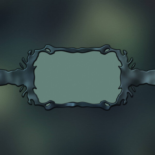 Framed Paper - great usage as a card, invitation or scrapbook. Fantasy 3D illustration background. Elegant wallpaper. Template for your text.