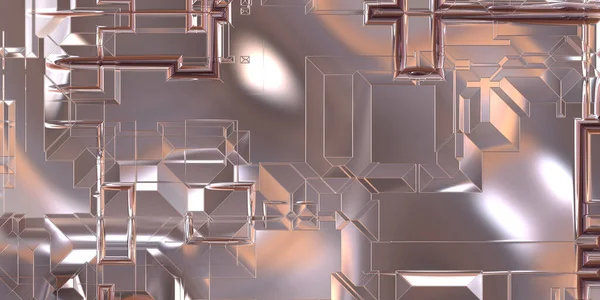 Hochglanz Satinierte Oberflächentechnologie Muster Metallische Panelstruktur Mit Luxuriöser Reflexion Poliertes — Stockfoto