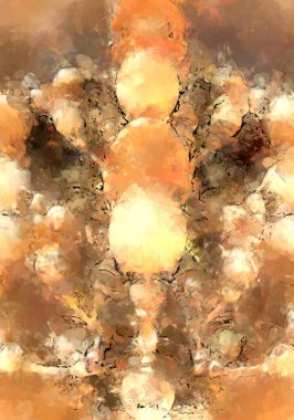 Tuval üzerinde etkileyici fırçalanmış resim. Soyut doku. 2D çizim. Geniş fırça darbeleri. Modern dijital sanat. Çağdaş fırça. Modern ifade. Popüler biçim boyanmış resim.