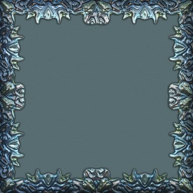 Çerçeve kağıdı. Kart, davetiye ya da albüm olarak harika bir kullanım. Fantezi 3D çizim arka planı. Zarif duvar kâğıdı. Metnin için şablon.