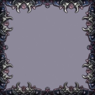 Çerçeve kağıdı. Kart, davetiye ya da albüm olarak harika bir kullanım. Fantezi 3D çizim arka planı. Zarif duvar kâğıdı. Metnin için şablon.