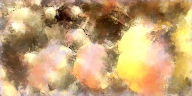 Tuval üzerinde etkileyici fırçalanmış resim. Soyut doku. 2D çizim. Geniş fırça darbeleri. Modern dijital sanat. Çağdaş fırça. Modern ifade. Popüler biçim boyanmış resim.