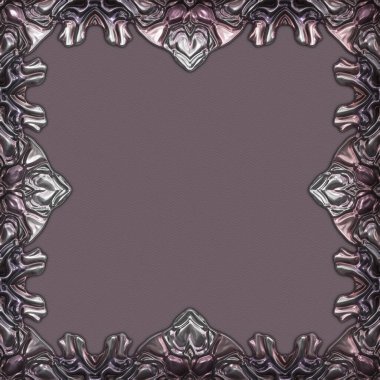 Çerçeve kağıdı. Kart, davetiye ya da albüm olarak harika bir kullanım. Fantezi 3D çizim arka planı. Zarif duvar kâğıdı. Metnin için şablon.