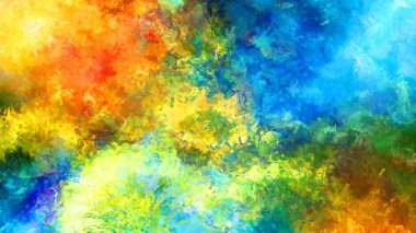 Tuval üzerinde etkileyici fırçalanmış resim. Soyut doku. 2D çizim. Geniş fırça darbeleri. Modern dijital sanat. Çağdaş fırça. Modern ifade. Popüler biçim boyanmış resim.