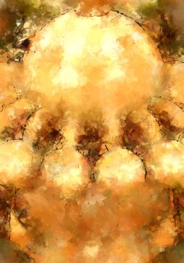 Tuval üzerinde etkileyici fırçalanmış resim. Soyut doku. 2D çizim. Geniş fırça darbeleri. Modern dijital sanat. Çağdaş fırça. Modern ifade. Popüler biçim boyanmış resim.