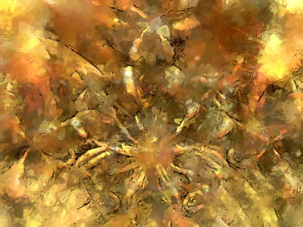 Pictură Expresivă Periată Pânză Textura Abstractă Ilustrație Perii Largi Arta — Fotografie, imagine de stoc