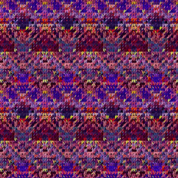 Seamless Colorful Knitted Fabric Texture Knit Pattern Background — Stock Photo, Image