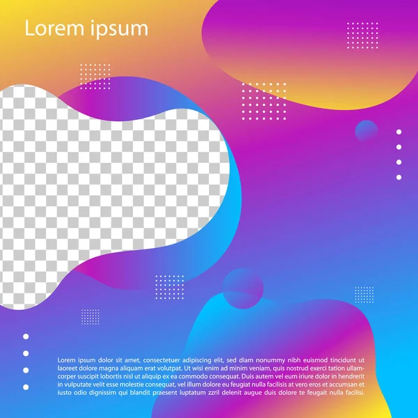 Modern sıvı arka plan şablonu, promosyon için gradyan sıvıyla birlikte. Sosyal medya paylaşımı, hikayeler, hikaye, İnternet afişi, el ilanı, poster ve broşür için.